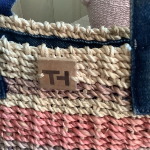 Tommy Hilfiger Straw Jean Purse Bag - Picture 4 of 6